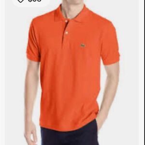Lacoste Men's Vibrant Orange Polo